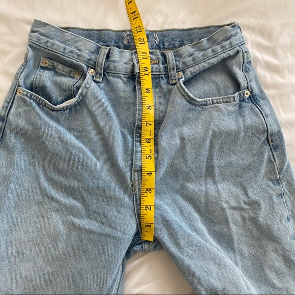 Zara high rise wide leg cropped jeans - Picture 6 of 8